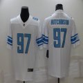 Nike Detroit Lions #97 Aidan Hutchinson white Color Rush Limited Jersey