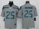 Nike Seattle Seahawks 25 Sherman Grey 2017 Vapor Untouchable Limited Playe