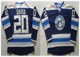 Columbus Blue Jackets #20 Saad blue ice hockey jersey