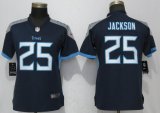 Women Nike San Titans 25 Jackson Navy Blue 2017 Vapor Untouchable Player jersey