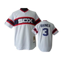 Chicago White Sox BAINES 3# white mlb jersey