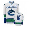 NHL Vancouver Canucks #16 Linden White Jersey