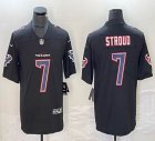 Nike Houston Texans #7 C.J. Stroud black Color Rush Limited Jersey-BD