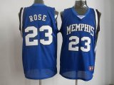 Memphis Grizzlies Derrick Rose #23 Blue NBA Jerseys