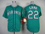 Seattle Mariners Robinson Cano 22 green mlb jerseys