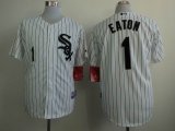 Chicago White Sox Adam Eaton #1 White baseball jerseys