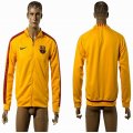 20165 Barcelona yellow soccer jacket