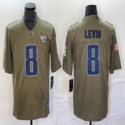 Nike Titans #8 Will Levis Salute to Service Limited Jersey-BD