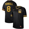 Nike Pittsburgh Pirates #8 Willie Stargell black throwback baseball jersey