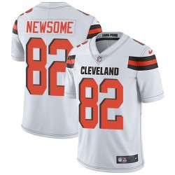 Cleveland Browns #82 Newsome white Nike Color Rush Limited Jerseys