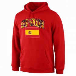 2018 World cup Spain Fanatics Branded True Colors Pullover Hoodie - Red