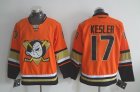 New Anaheim Ducks Ryan Kesler 17 orange nhl hockey Jersey