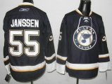 St. Louis Blues #55 Cam Janssen Black NHL Jerseys