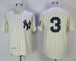 New York Yankees #3 Babe Ruth throwback white new stitched MLB baseball Jerseys