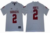 Oklahoma Sooners #2 Jalen Hurts white College Football Jersey-GLT