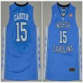 North Carolina Tar Heels Vince Carter 15 Blue College Basketball Jersey