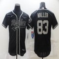 Nike Oakland Raiders #83 Darren Waller black Flexbase Authentic Collection Jersey Joint version