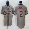 Nike Houston Astros #2 Alex Bregman gray majestic baseball jerseys Joint name -BD 01