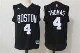 Boston Celtics #4 Lsaiah Thomas black nba basketball jerseys