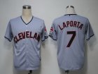 MLB Jerseys Cleveland Indians 7 Laporta Grey