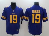 Nike Minnesota Vikings #19 Adam Thielen purple Color Rush Limited Jersey