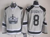 reebok Los Angeles Kings 8 Drew Doughty gray NHL Jersey