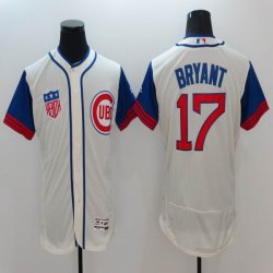 2016 Chicago Cubs #17 Kris Bryant beige Flexbase Authentic Collection Jersey