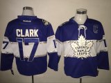 Reebok Wendel Clark #17 Toronto Maple Leafs Blue 2017 Centennial Classic Premier Player Jersey