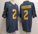 Michigan Wolverines #2 Charles Woodson Navy college Jersey