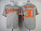 Baltimore Orioles #30 TILLMAN gray MLB Jerseys