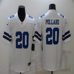 Nike Dallas Cowboys #20 Tony Pollard white Color Rush Limited Jersey