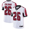 Nike Atlanta Falcons #26 Coleman white color Rush Limited Jersey