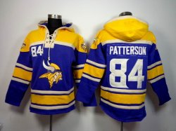 Minnesota Vikings Cordarrelle Patterson 84 purple yellow nfl Hooded Sweatshirt