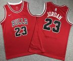 Youth Chicago #23 Michael Jordan red Nike nba basketball jerseys -XD