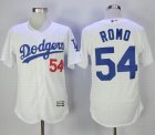 2016 Los Angeles Dodgers #54 Romo white Flexbase Authentic Collection Jersey