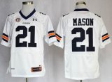 Auburn Tigers Tre Mason 21 NCAA Football Authentic Jerseys - White