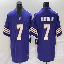 Nike Minnesota Vikings #7 Murphy Jr Purple throwback Color Rush Limited Jersey