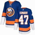 Adidas New York Islanders #47 Komarov blue Hockey Jersey