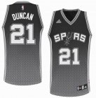 Adidas San Antonio Spurs #21 Tim Duncan Black NBA drift fashion Jerseys