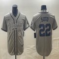 New York Yankees Juan Soto Nike grey majestic baseball Jersey Joint name -BD