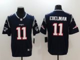 New England Patriots #11 Julian Edelman Nike blue Color Rush Limited Jersey