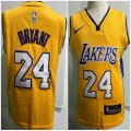 Nike Los Angeles Lakers #24 Kobe Bryant yellow NBA Toddler jerseys-OD