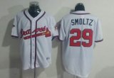 Atlanta Braves 29# John Smoltz throwback MLB Jersey