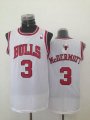 Chicago Bulls Doug McDermott 3 white nba Swingman Jersey