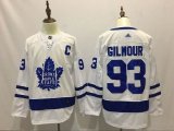 Adidas Toronto Maple Leafs #93 Doug Gilmour white hockey jersey