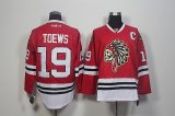 New Chicago Blackhawks #19 Jonathan Toews red hockey jersey