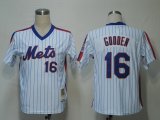 MLB Jerseys New York Mets 16 Gooden White M&N