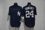 2017 New York Yankees #24 Gary Sanchez black Flexbase Authentic Collection Jerseys