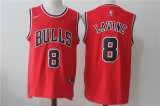 2017 Chicago Bulls #8 Zach Lavine red fashion nike nba basketball jersey