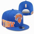 2023 New York Knicks blue NBA Snapback Hats 01